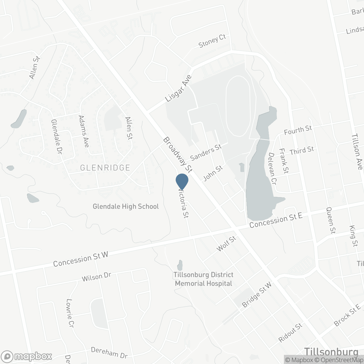 58 VICTORIA STREET, Tillsonburg, Ontario N4G 3Z7